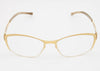 Ic! Berlin "Edelweiss" Matte Gold Frames